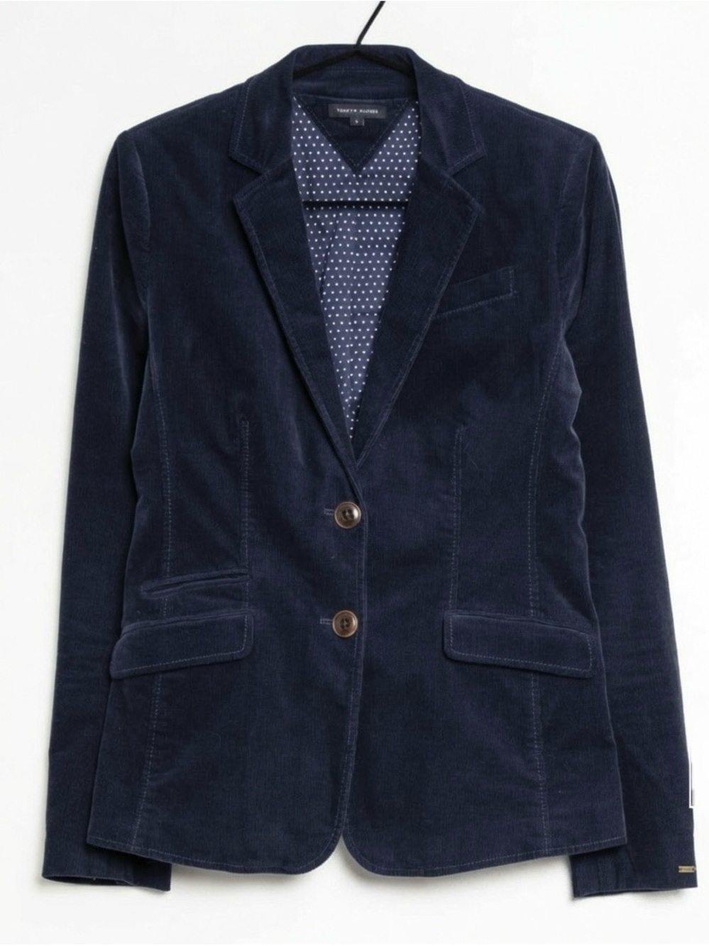 Tommy Hilfiger- Women's navy Corduroy Blazer Jacket